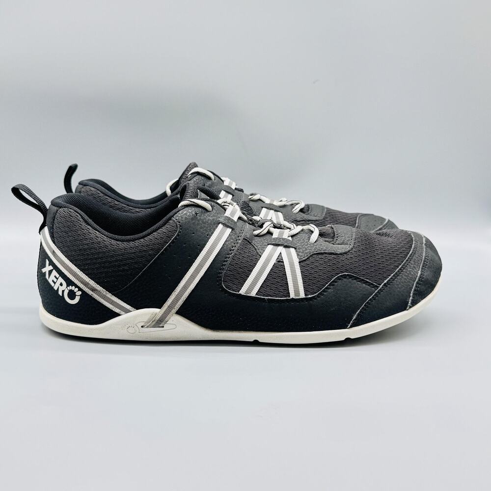 Xero Shoes Mens 13 Black Prio Minimalist Barefoot Running Athletic Sneakers